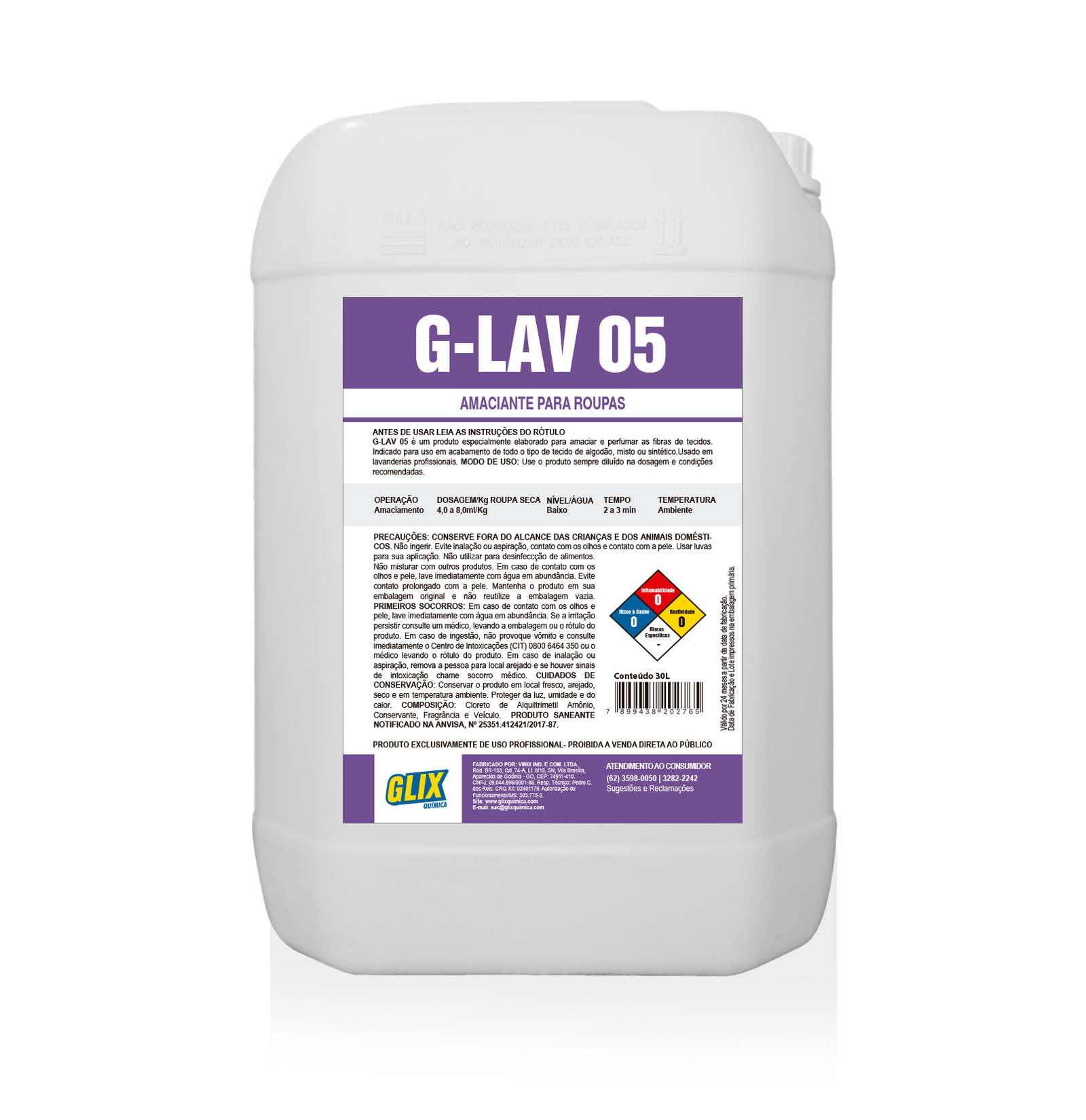 G-LAV 05 - Amaciante Profissional